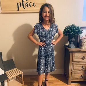 Blue floral summer dress!